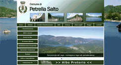 Desktop Screenshot of comune.petrellasalto.ri.it